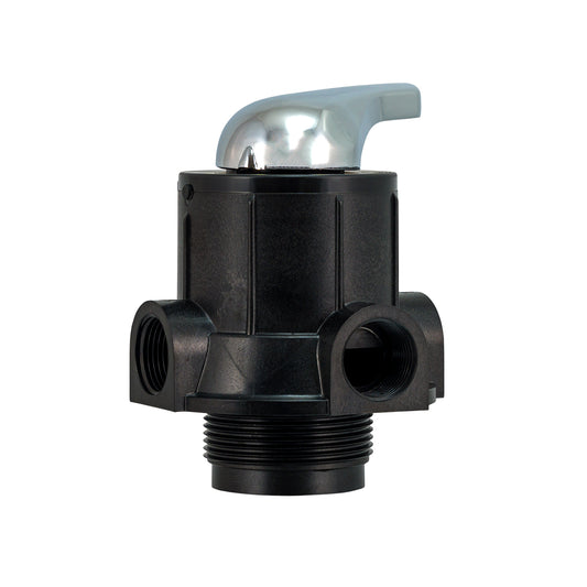 High Performance Filtration | Media Vessel Pressure Tank for Water Filtration with Backwash Head Polyethylene Inner | 12" x 52" (GT1-18)