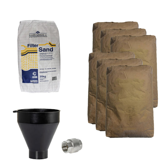Whole House Upflow Calcite Filter - High Flow Rate 14" x 65" (GT48-CUF-14")