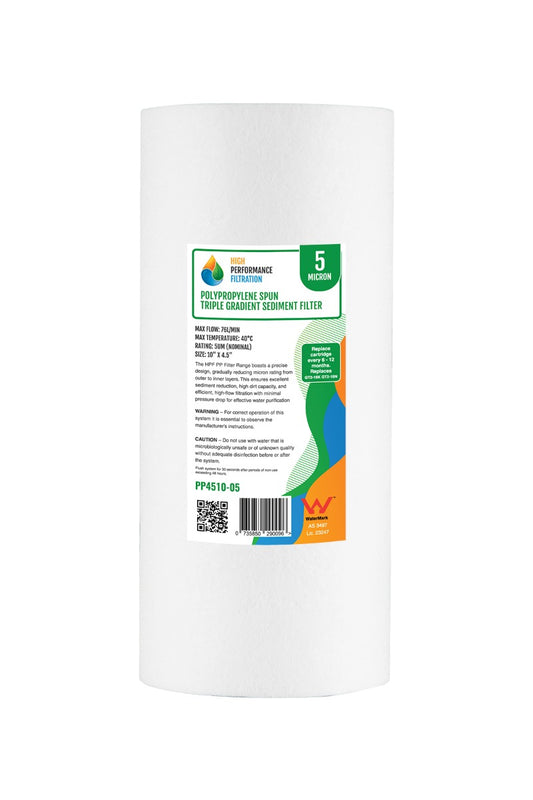 GT2-16K 5 micron sediment cartridge label detail