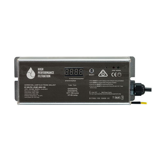 Ultraviolet Ballast Power Supply Suit H7-90-AT UV System - 48W (H7-90-PS)