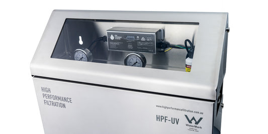 High Performance | Weather Resistant Twin Filter + UV Whole House Water Sanitation System (HPF-UV)