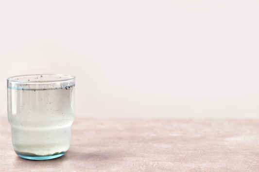 Cloudy or sediment-filled tap water