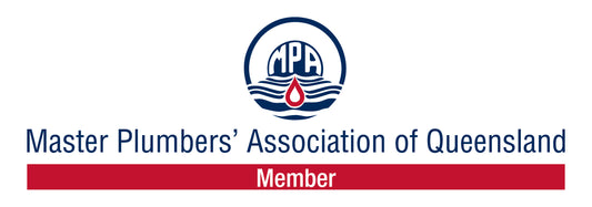 Licensed Queensland plumber — Master Plumbers branding