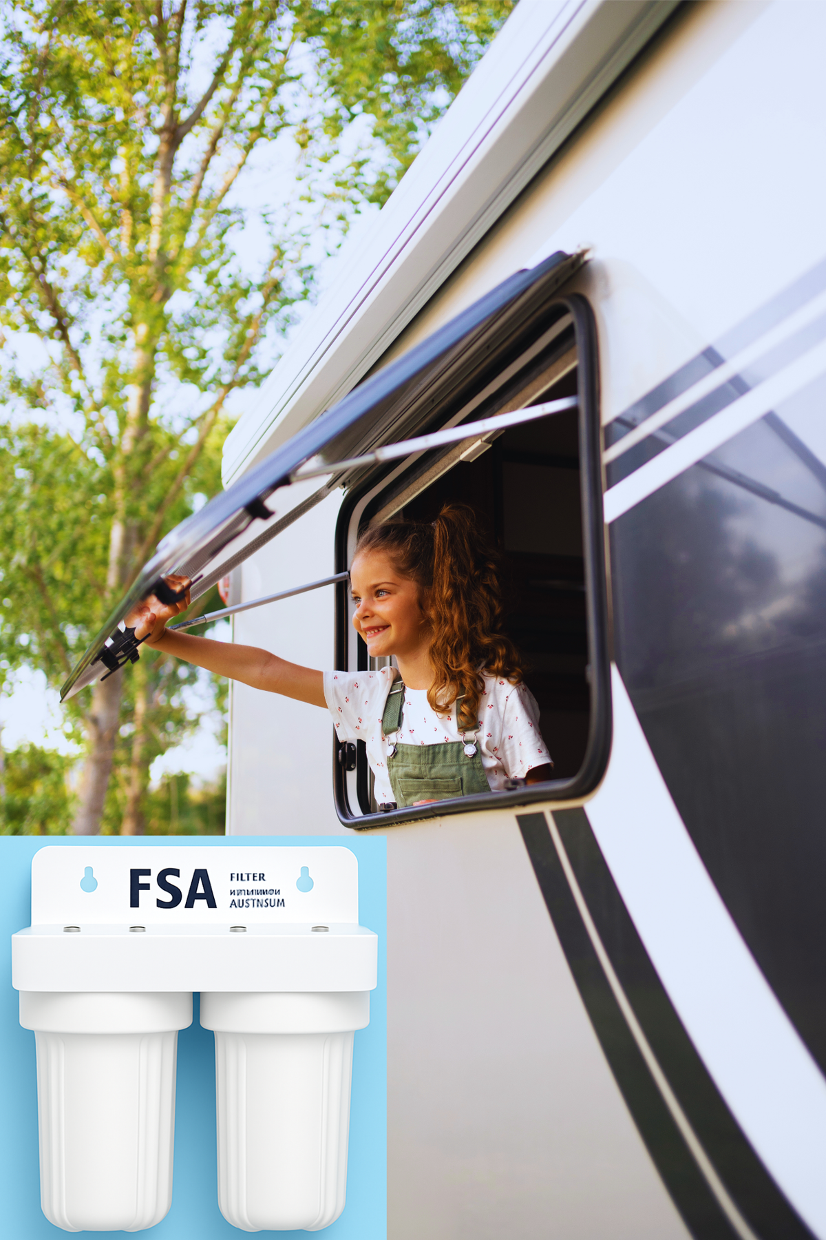 Caravan and travel water filtration