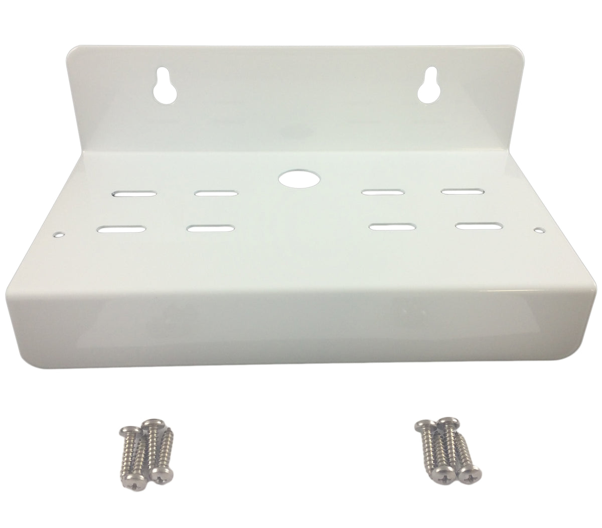 Twin White Powder Coated Steel Bracket & Screws – Suits Undersink and Light Duty Housings (GT0-4W + GT22-0 x8)