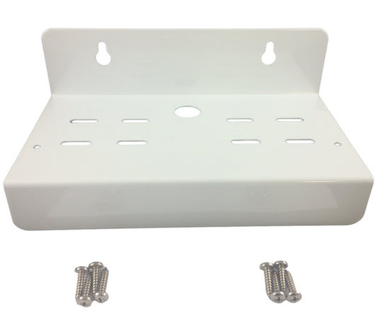 Twin White Powder Coated Steel Bracket & Screws – Suits Undersink and Light Duty Housings (GT0-4W + GT22-0 x8)