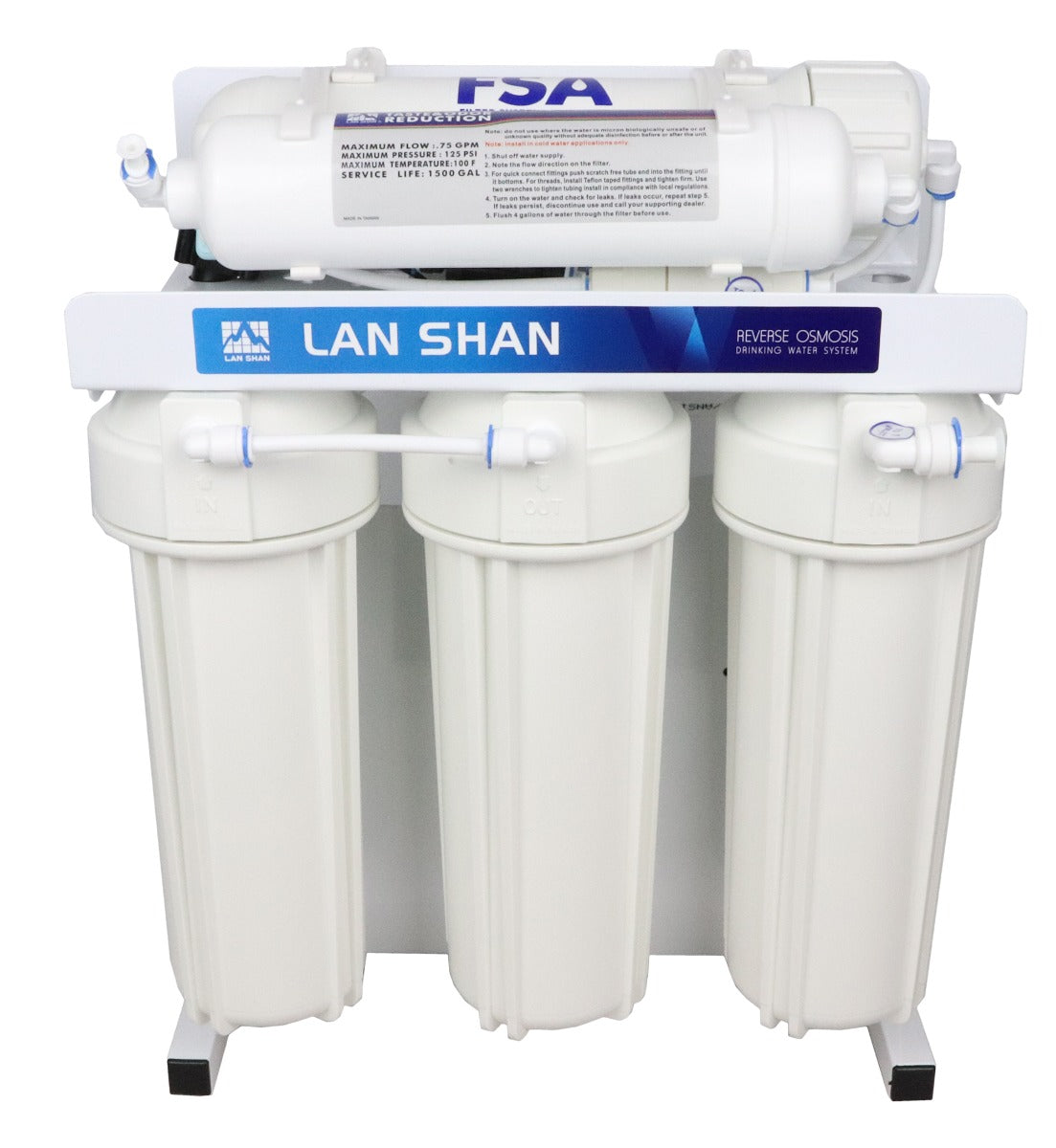Lan Shan Reverse Osmosis 24v DC Booster Pump LS-8200L - LSRO-200G (13-38LS)