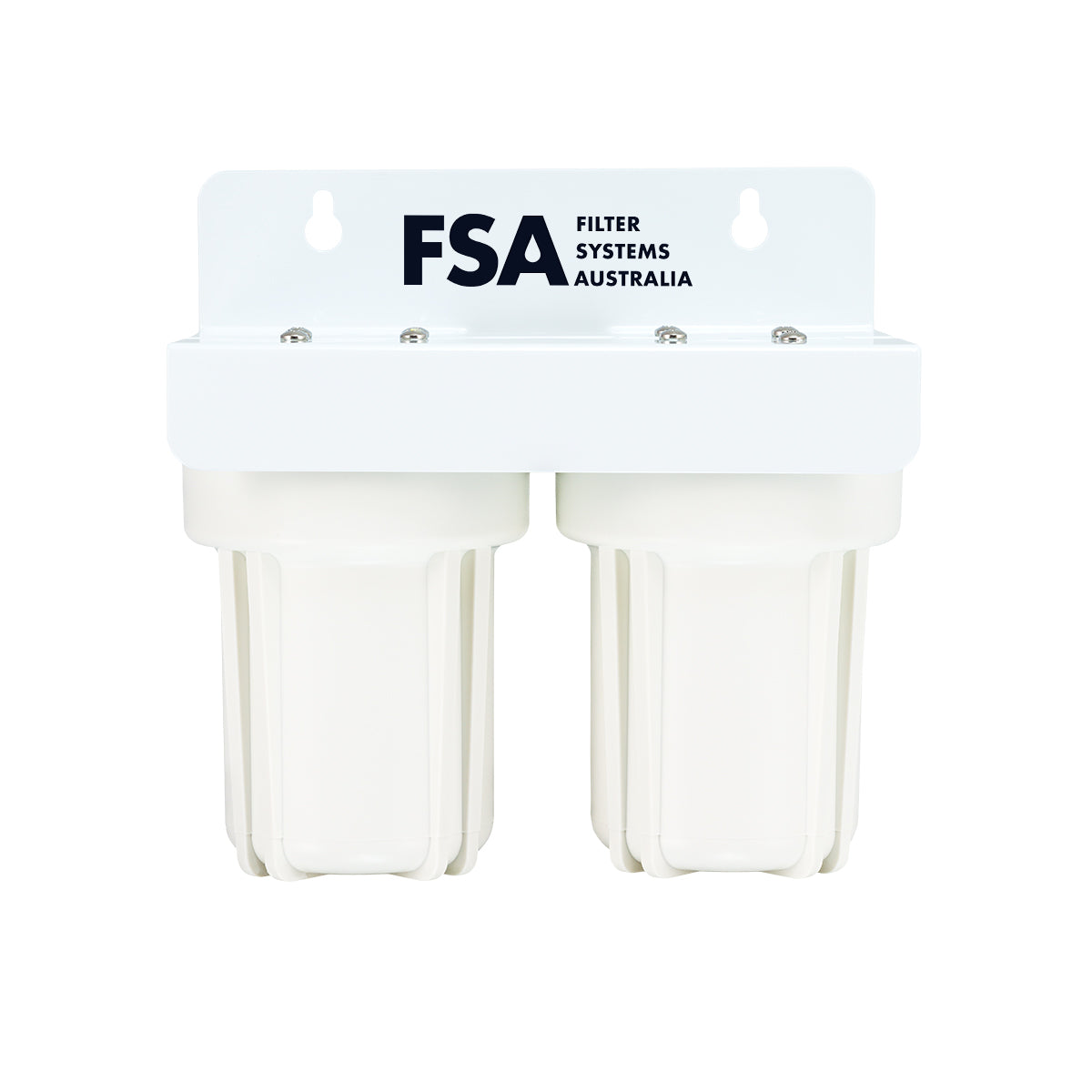 Compact Twin High Flow Undersink Caravan Water Filter System for Mains Water (GT1-97)