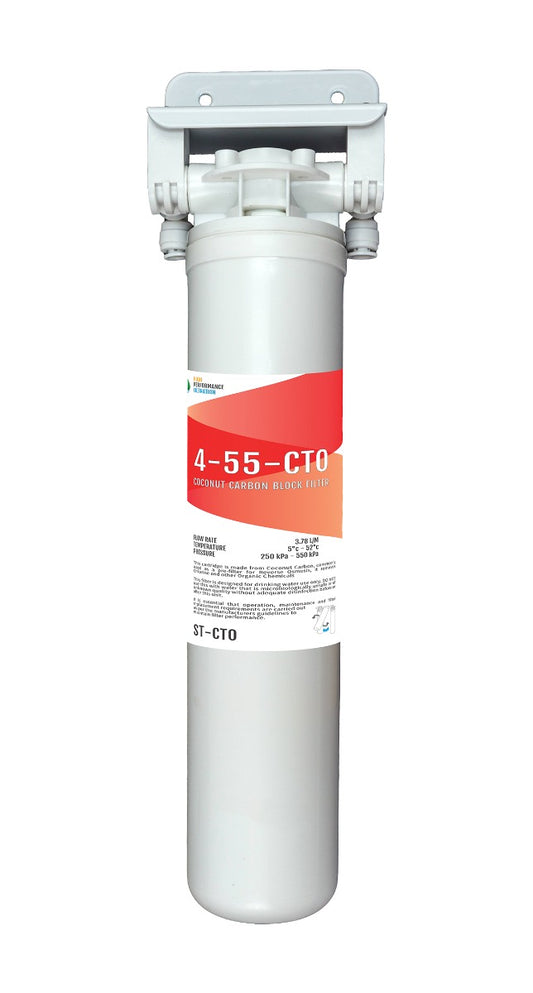 Quick Change | Single Stage 5 Micron Carbon Block Water Filter System | Watermark Certified (GT1-EQ1)