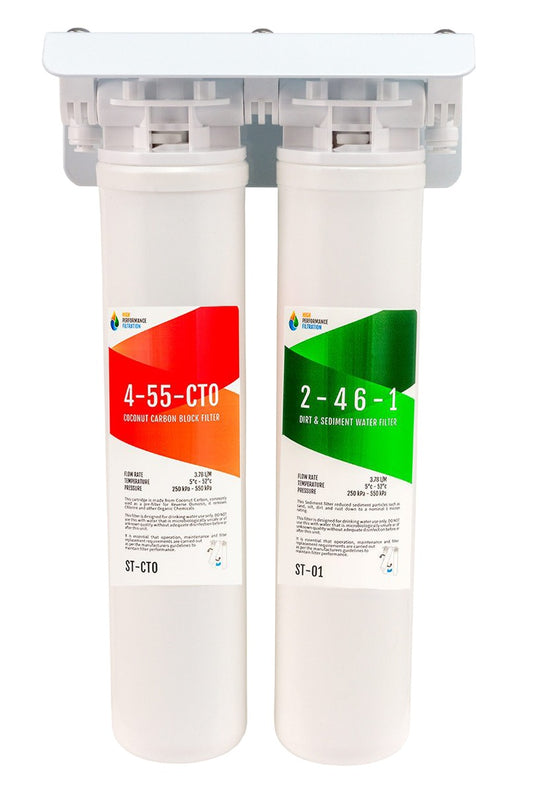 Quick Change | Twin Undersink Water Filter System (GT1-EQ2)