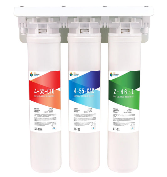 Quick Change | Triple Undersink Water Filter System (1-EQ3)