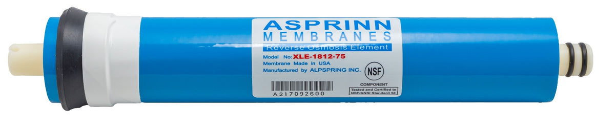 Reverse Osmosis Membrane 75 GPD. Approx 285 Litres per day (13-36)