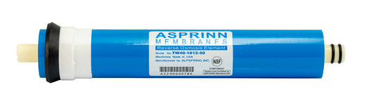 Asprinn Reverse Osmosis RO Membrane Element 50 GPD/190 LPD | USA Made to Approx. 0.0001 Micron (GT13-59)