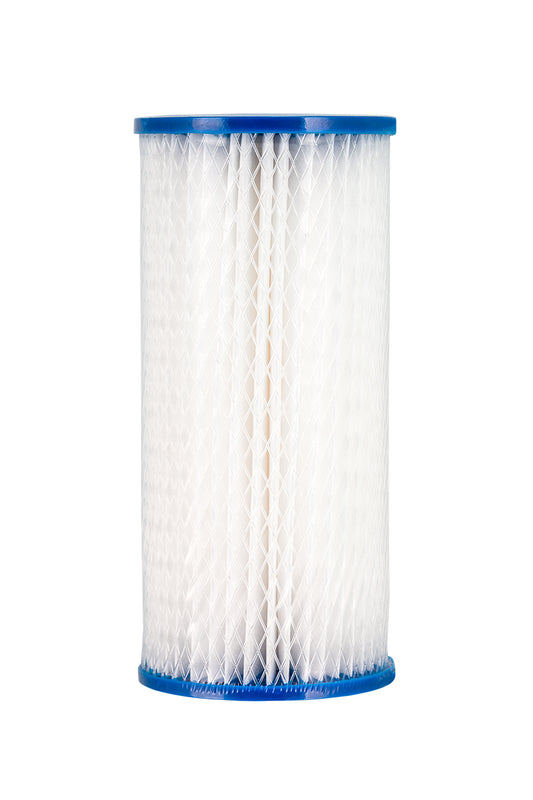 Absolute Poly Pleated Sediment Cartridge – 1 Micron Absolute, 10" x 4.5"
