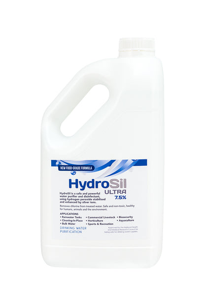 HydroSil-ULTRA 2Lt Bottle | Silver Stabilised Hydrogen Peroxide Water Sanitiser 7.5%
