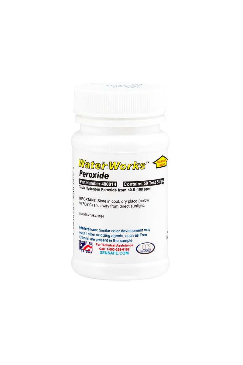 Peroxide Test Strips 0-100 PPM 50 Tests | HydroSil-Ultra (28-105)