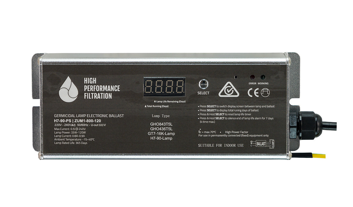 Ultraviolet Ballast Power Supply Suit H7-90-AT UV System - 48W (H7-90-PS)