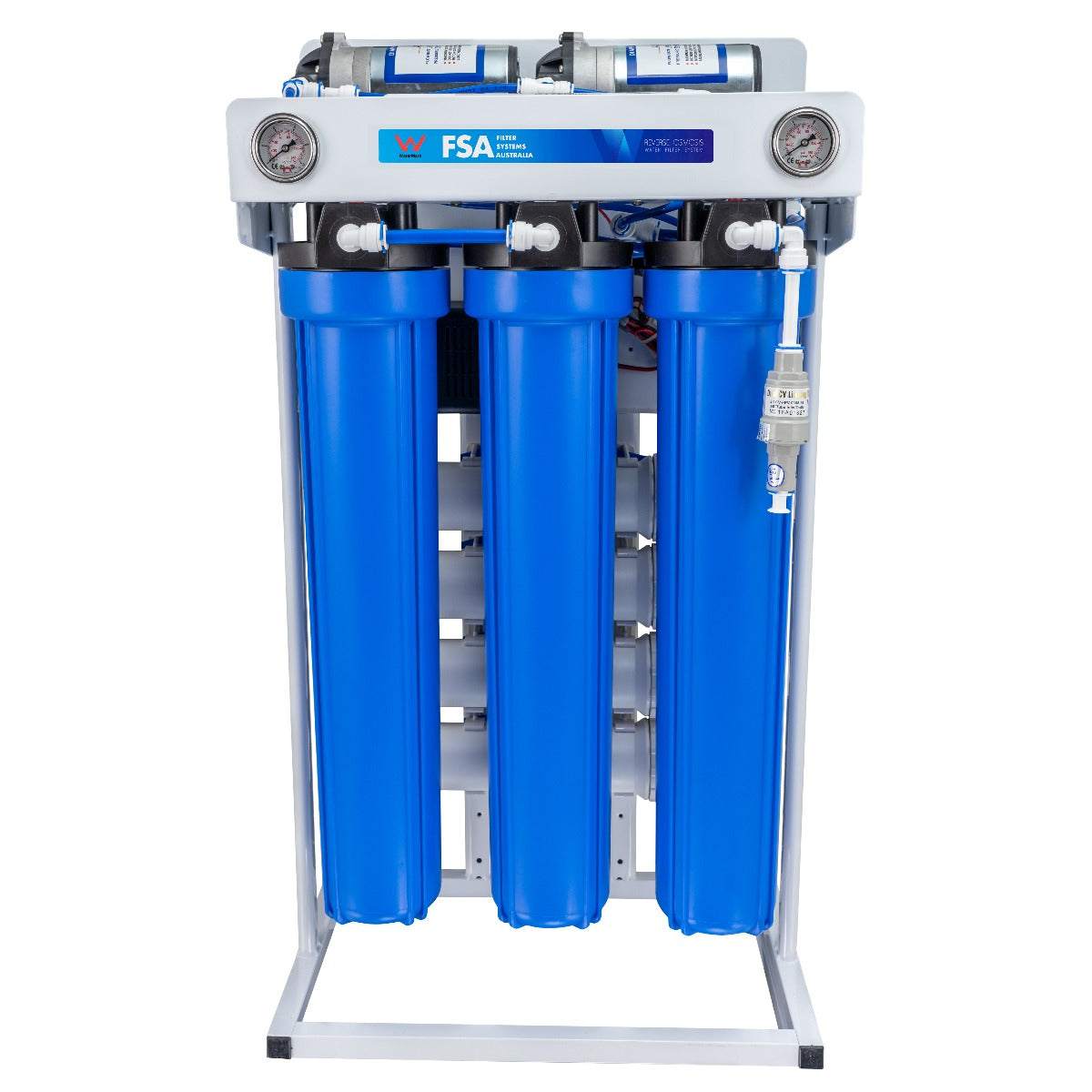 Semi-Commercial Reverse Osmosis Water Filter System 1500 Lpd 62 Lph (GT1-12LS)
