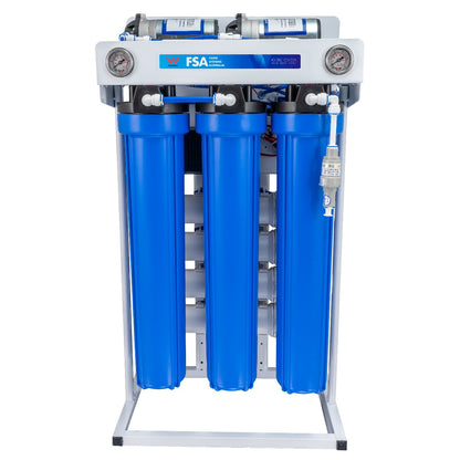 Semi-Commercial Reverse Osmosis Water Filter System 1500 Lpd 62 Lph (GT1-12LS)