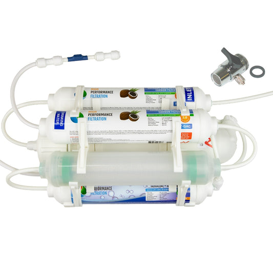The Original 6 Stage High Alkaline Magnesium & Hydrogen-Rich Portable Reverse Osmosis Water Filter System | pH 8.5-10 (GT1-70 Shuttle)