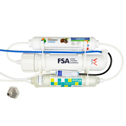 Portable 3 Stage Reverse Osmosis Water Filter System For Brewing 280L/Day (GT1-70B)