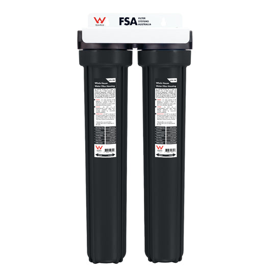 WaterMark Slim Design Twin Water Filter System | 20" x 2.5" (GT1-80)