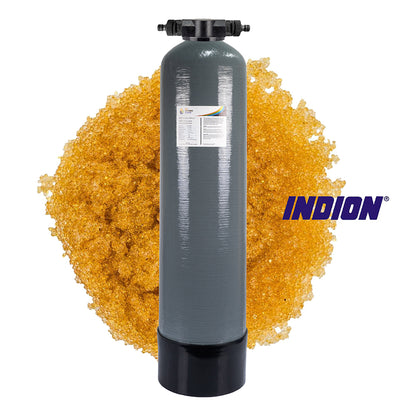 Anti-Scale Spot Free Rinse De-Ionising 9" x 35" Media Vessel System | Medium Scale Window Cleaning & Car Detailing Water Filter (GT1-91-DI)
