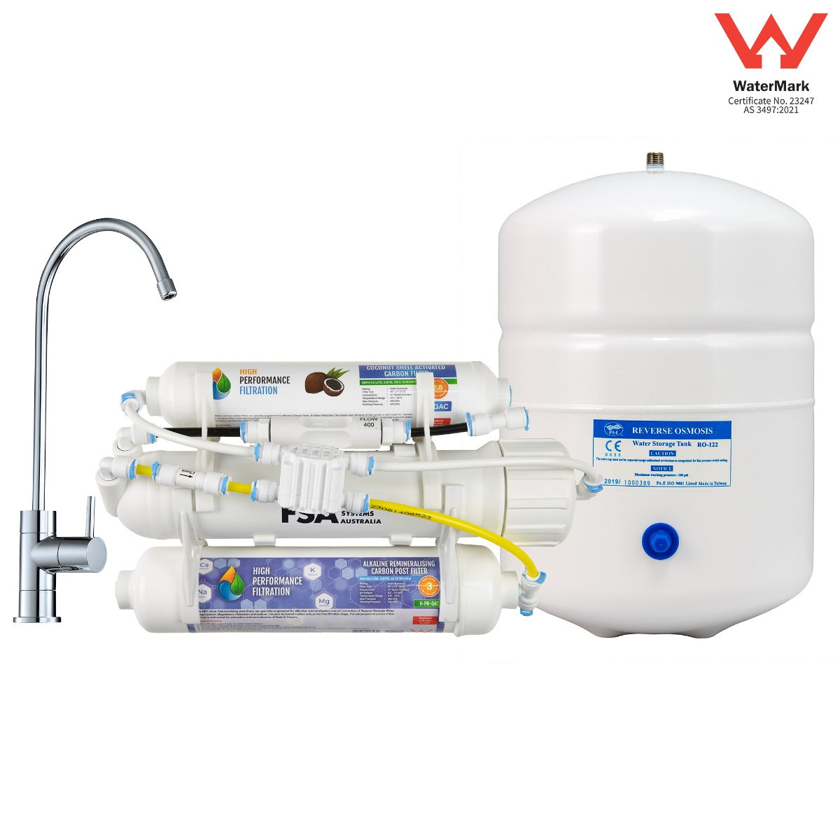 Replacement filter pack for the GT1-CRO compact alkaline RO system