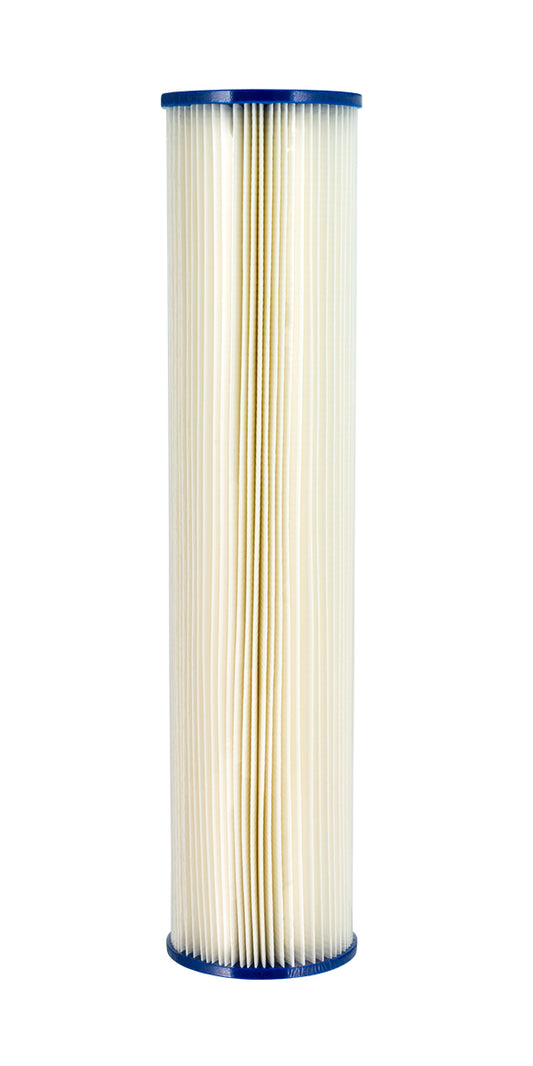 Harmsco Pleated Washable Sediment Cartridge – 0.35 Micron Nominal, 20" x 4.5" (GT2-26)