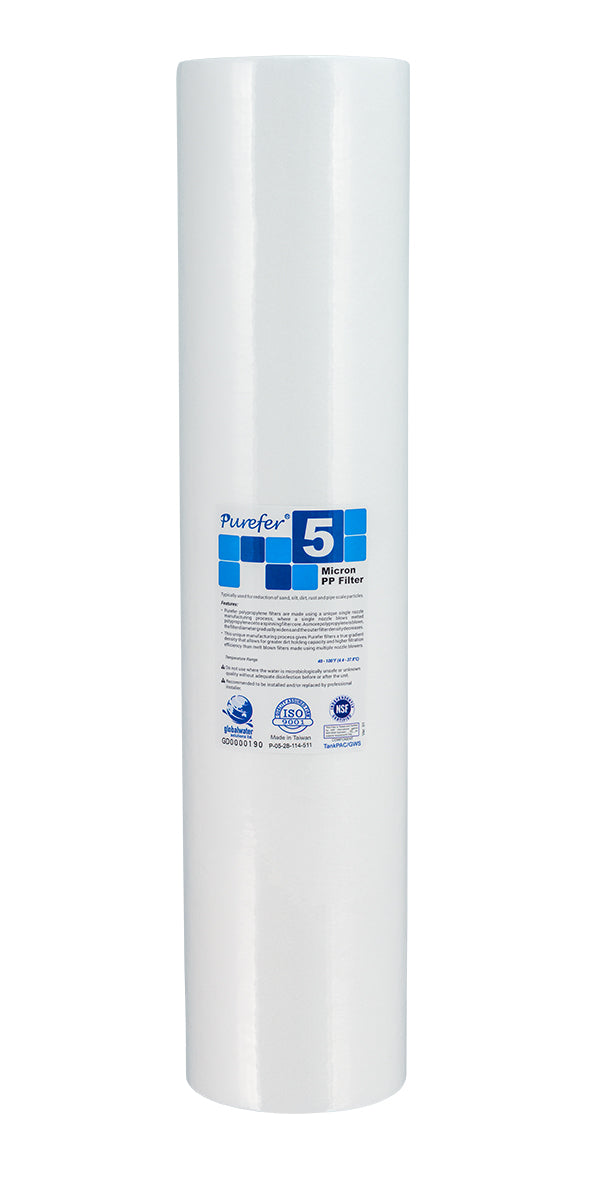 Polyspun Sediment Gradient Cartridge – 5 Micron, 20" x 4.5" (GT2-28N)