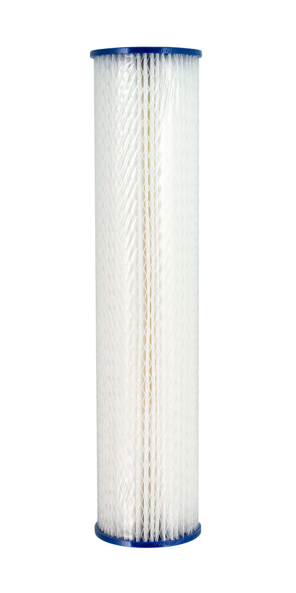 Absolute Poly Pleated Sediment Cartridge – 1 Micron Absolute, 20" x 4.5" (GT2-31)