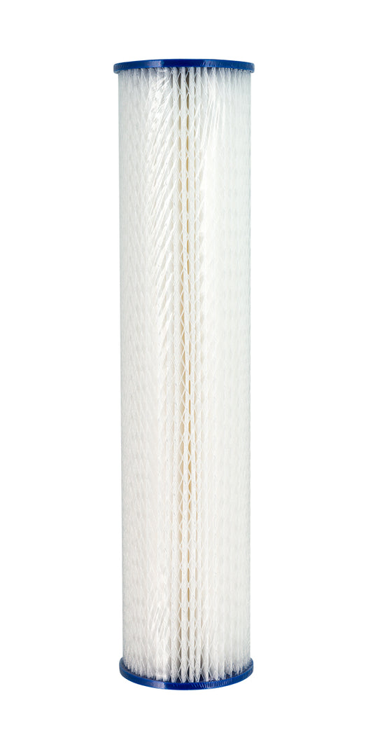 Absolute Poly Pleated Sediment Cartridge – 1 Micron Absolute, 20" x 4.5" (GT2-31)