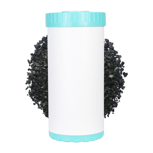 GAC Granular Activated Coconut Carbon Cartridge – Refillable, 5 Micron, 10" x 4.5"