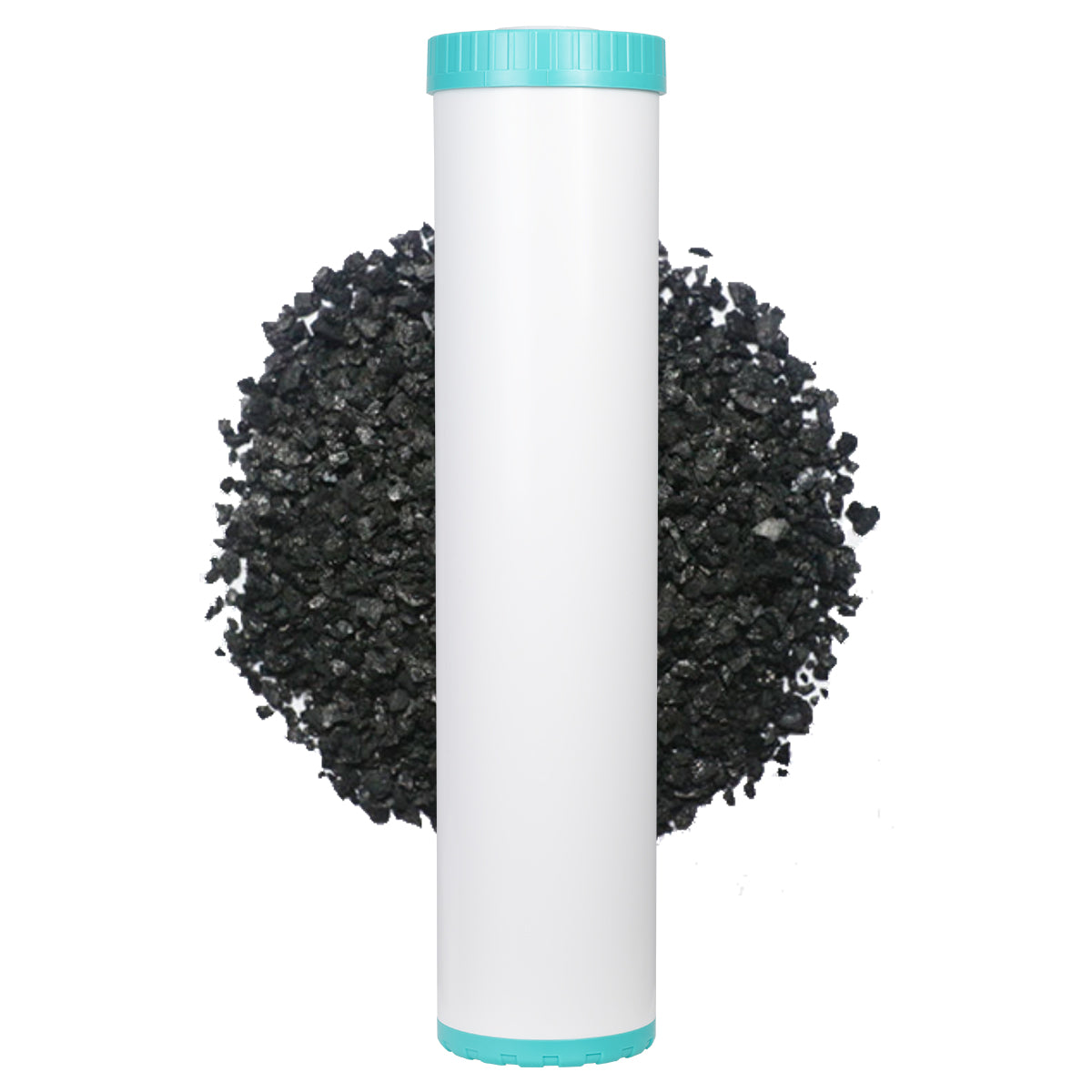 GAC Granular Activated Coconut Carbon Cartridge – Refillable, 20" x 4.5"