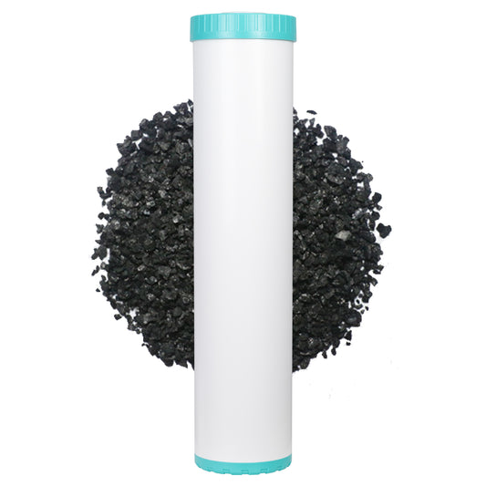 GAC Granular Activated Coconut Carbon Cartridge – Refillable, 20" x 4.5"