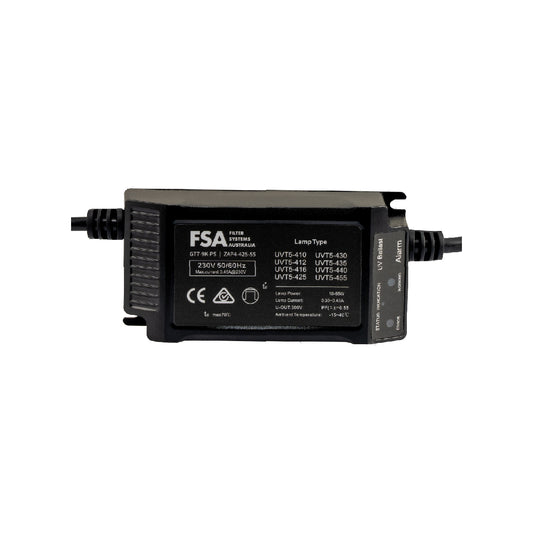 UV Ballast Power Supply for FSA WaterMark Ultraviolet Systems 10W-55W - Earth Cable + AU Plug (GT7-9K-PS)
