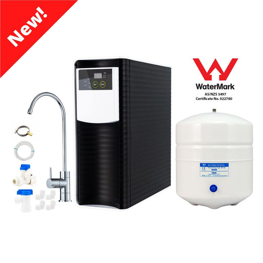 High Performance | Smart Monitor 5-Stage Quick-Change Alkaline | Undersink Reverse Osmosis System | Watermark Certified Filter (H1-302B)