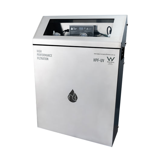 High Performance | Weather Resistant Twin Filter + UV Whole House Water Sanitation System (HPF-UV)