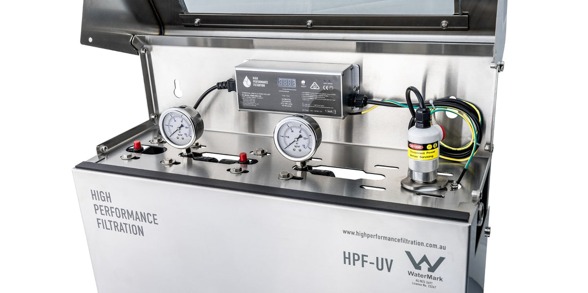 High Performance | Weather Resistant Twin Filter + UV Whole House Water Sanitation System (HPF-UV)