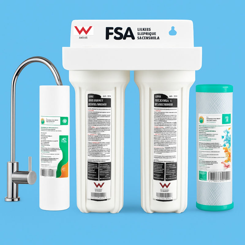 Twin Undersink Filters + Filtered Tap