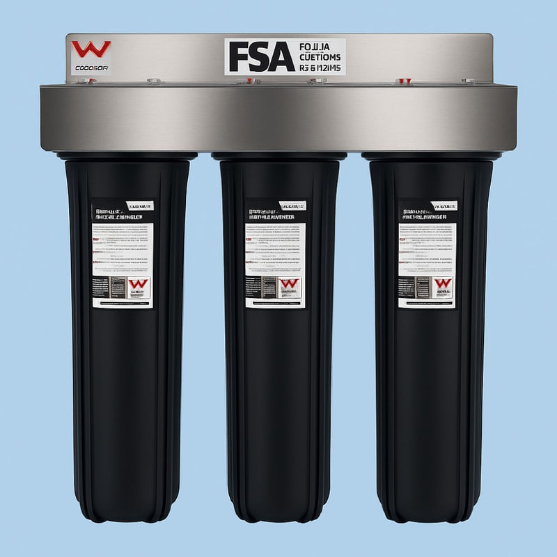 Triple Whole House Filter System