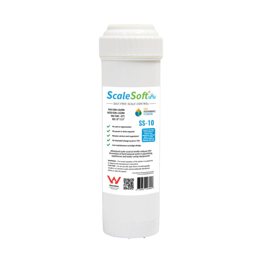 ScaleSoft Salt-Free Scale Control Filter Cartridge 10" x 2.5" (SS-10)
