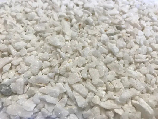 Calcite Limestone White Marble Chip 20kg Bag (5-4)